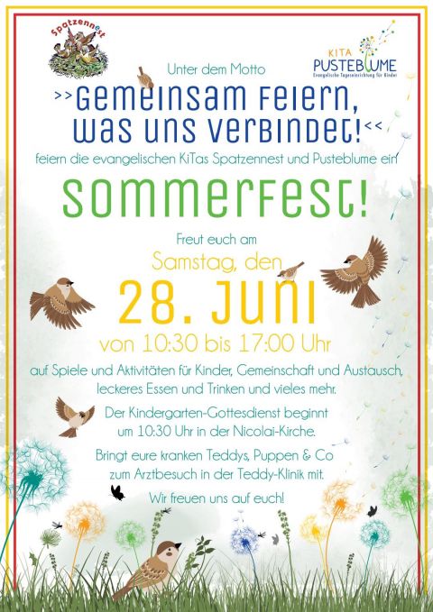Sommerfest der Kitas